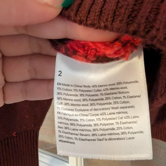 LULULEMON ombre knit textured turtleneck - size small - Picture 5 of 8